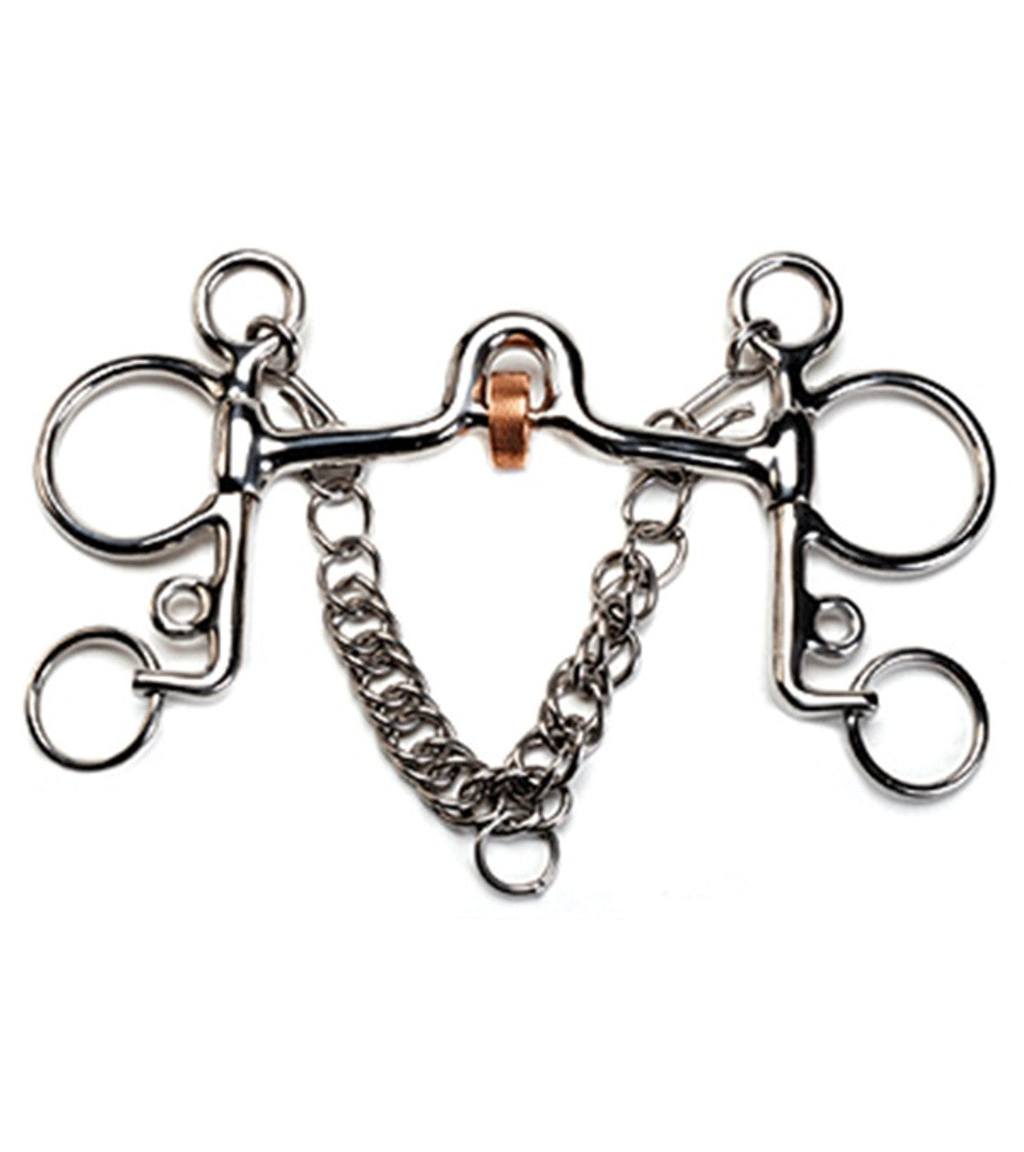 English Pelham Roller Mouth Bit-TexanSaddles.com
