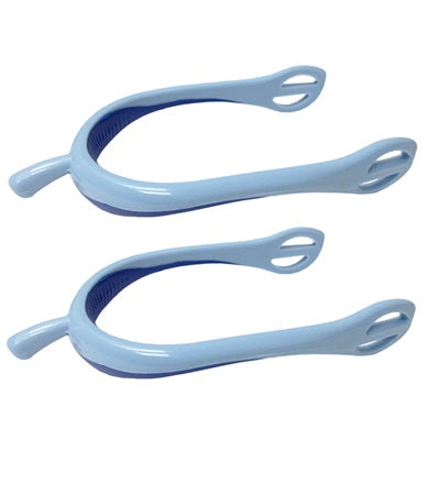 Ergo Plastic Spurs Western Spurs TexanSaddles.com Light Blue