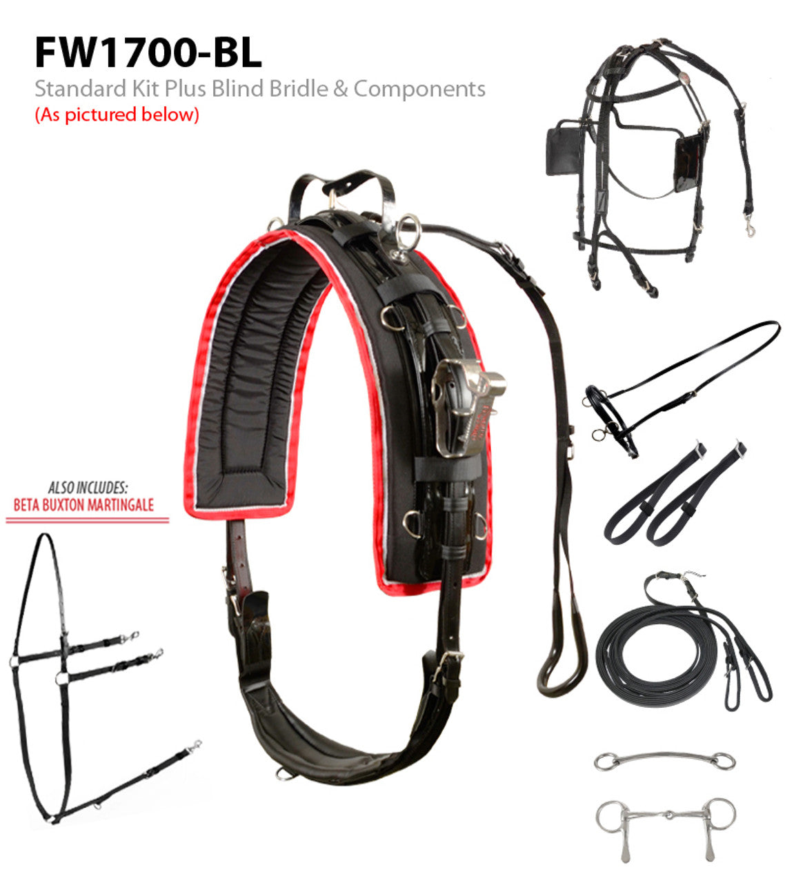 LITE-N-TUFF All Weather Coated Nylon Race Harness