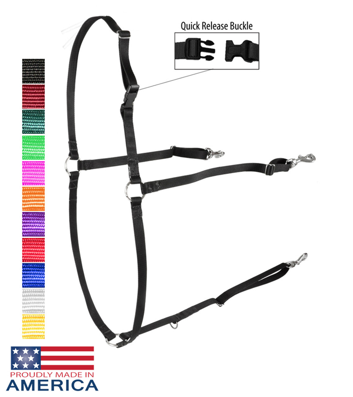 Feather-Weight® Buxton Martingale Nylon 3/4"
