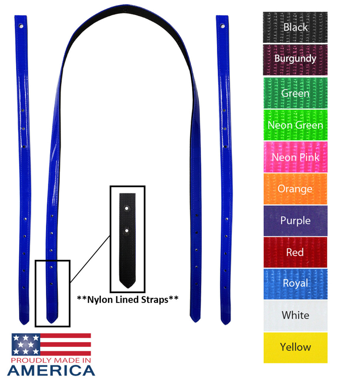 Feather-Weight 3 Piece Top Strap for All Quick Hitch Harness