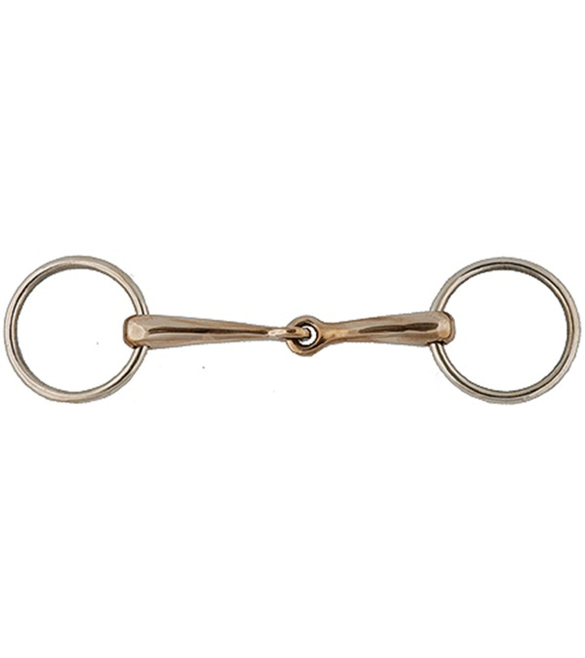 German Silver Loose Ring Bradoon Bit-TexanSaddles.com