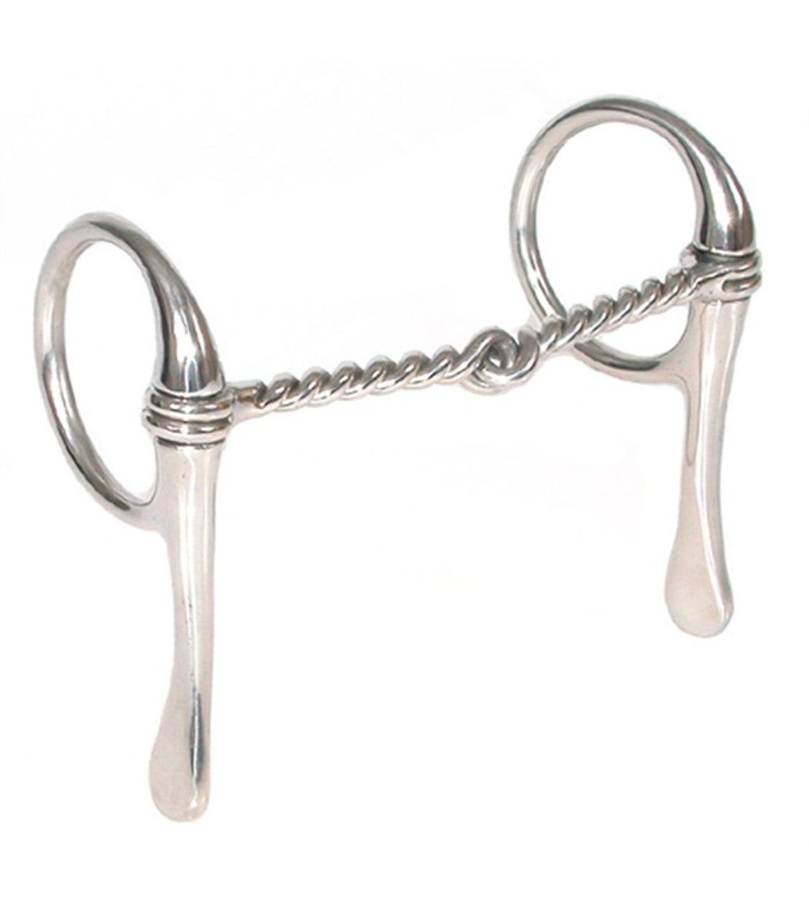Half Cheek Twisted Wire Bit-TexanSaddles.com