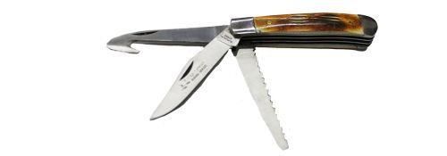 KT-089BN: Wild Turkey 3 blade pocket knife with bone handle Primary Showman Saddles and Tack