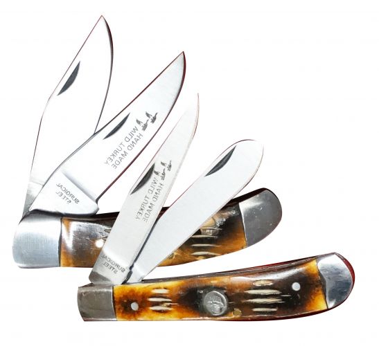 KT-6514-7114: 2 Piece -2 blade pocket knife set Primary Showman Saddles and Tack