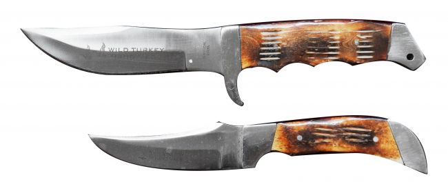 KT-7814-9214: Wild Turkey hunting knife with bone handle Primary Showman Saddles and Tack
