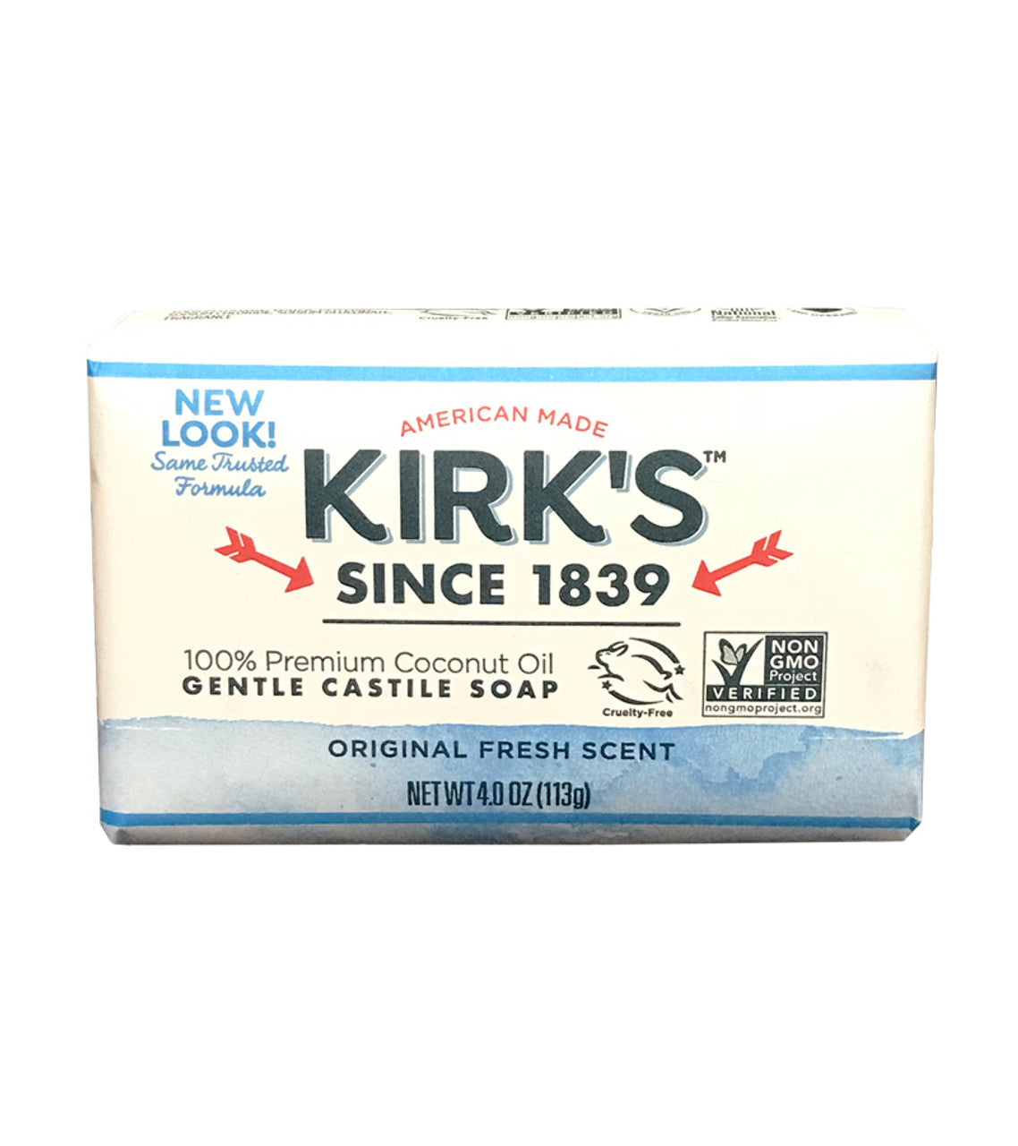 Kirk's™ Castile Soap Original Fresh Scent 4 oz.-TexanSaddles.com