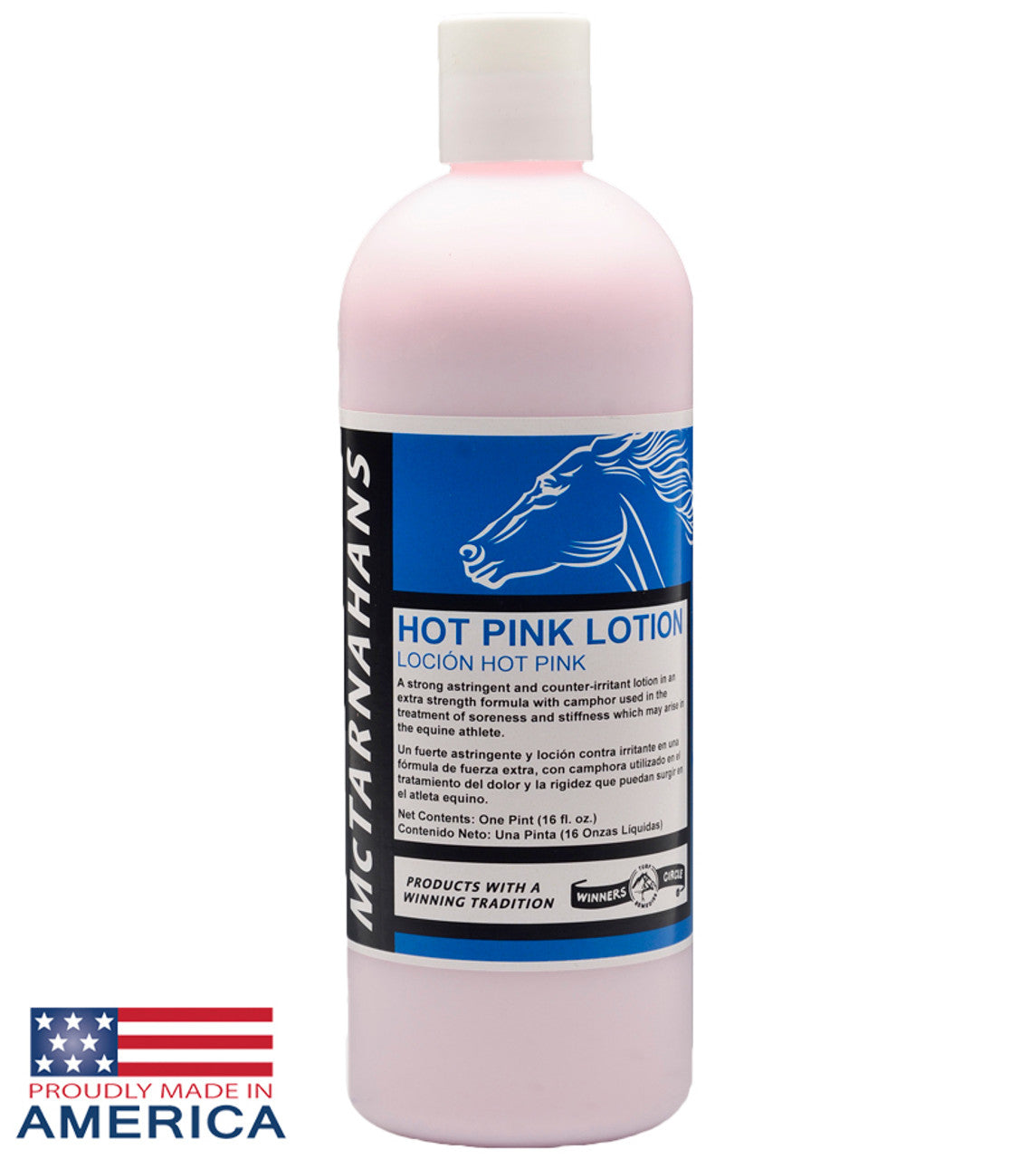 McTarnahans® Hot Pink Lotion 16 oz.-TexanSaddles.com