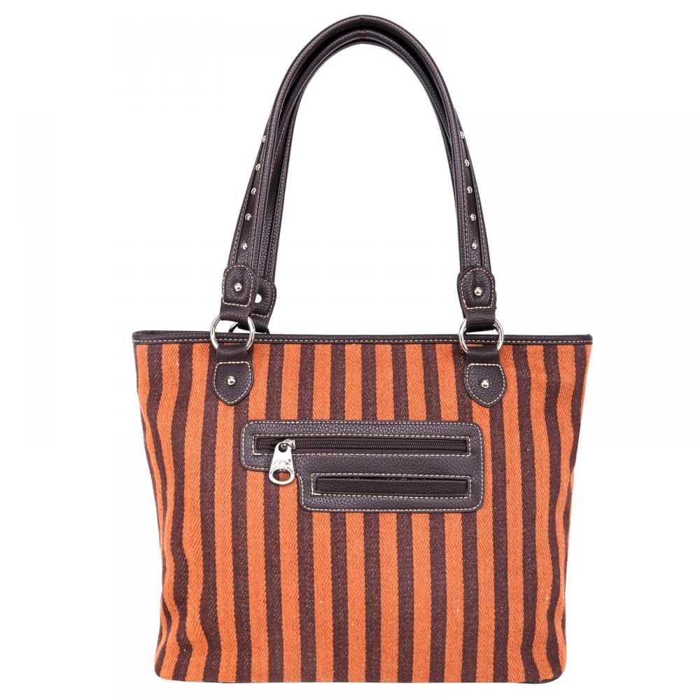 Montana West Red Aztec Canvas Tote Bag Default Shiloh