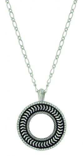 NC3568: Montana Silversmiths Wreathed in Strength Necklace Primary Showman Saddles and Tack