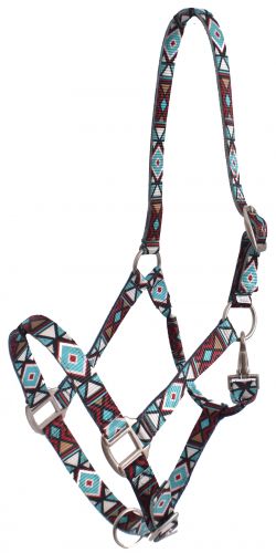 NH-04: Showman® Premium Nylon Horse Sized Halter Primary Showman