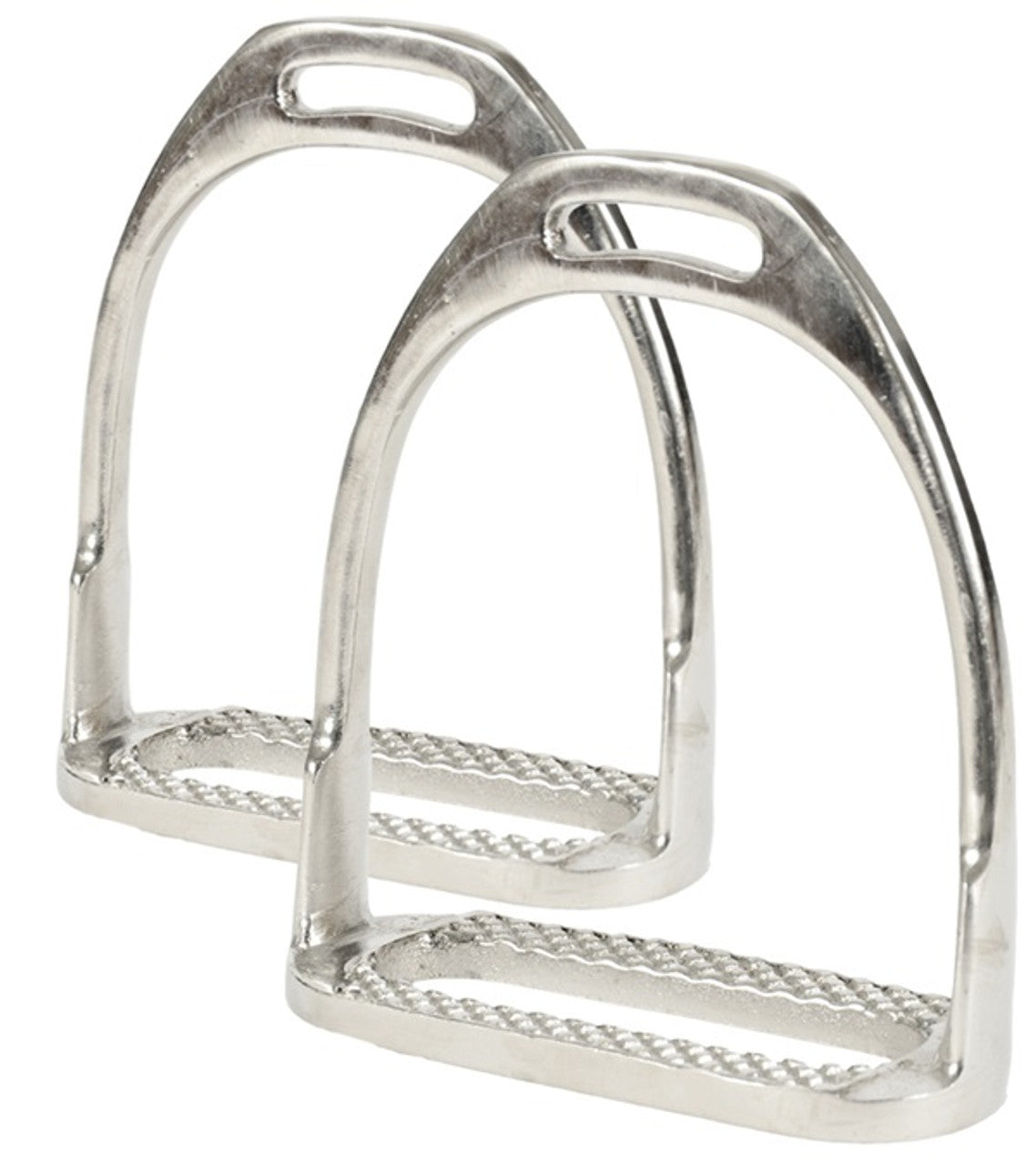Nickel Plated Hunting Stirrup Irons-TexanSaddles.com