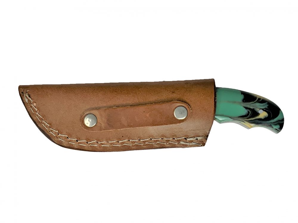 Old Ram Gut Hook Blade Skinning /Hunting Knife with Leather Sheath Default Shiloh