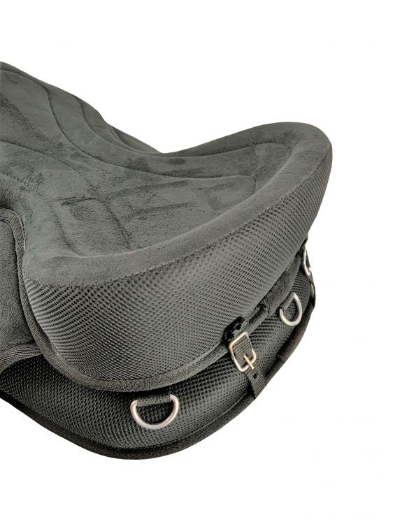Padded Suede Top Soft Saddle, with pommel handle and fleece bottom Western Saddle Pad Shiloh