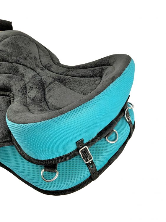 Padded Suede Top Soft Saddle, with pommel handle and fleece bottom Western Saddle Pad Shiloh