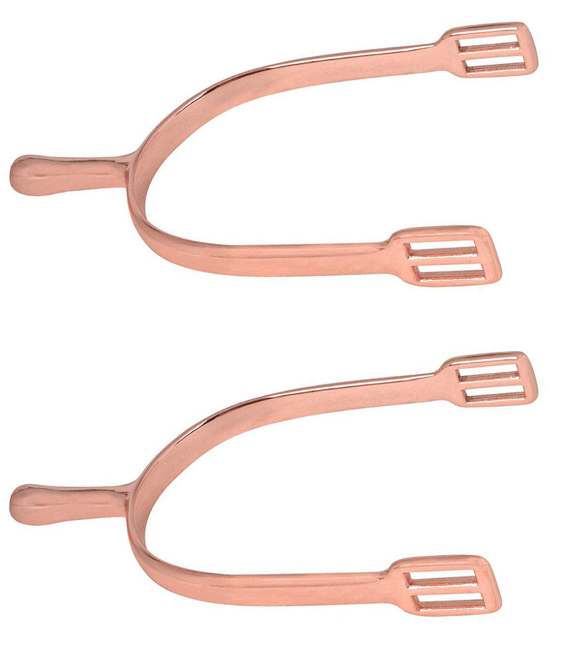 Rose Gold English Spurs-TexanSaddles.com