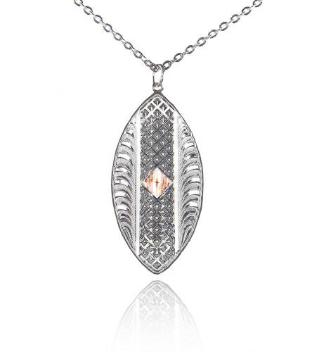 STNC2671RG: Montana Silversmiths two toned pendant necklace Primary Showman Saddles and Tack