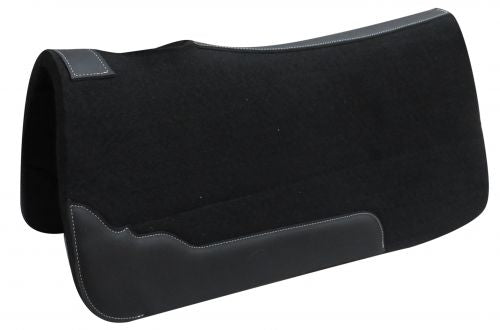 Showman ® 31" x 33" x 1" black felt pad 22908 Western Saddle Pad Showman