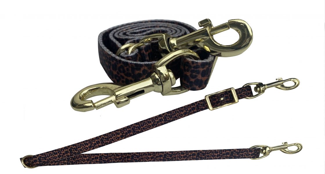 Showman ® Cheetah Premium nylon easy adjust tie down strap Default Shiloh