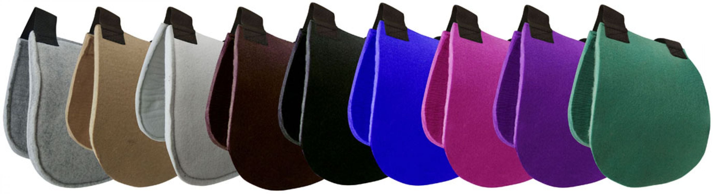 Showman ® Colored 3/4" felt wither pad with nylon straps Default Shiloh