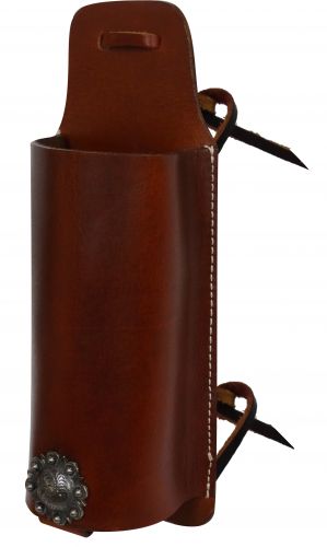 Showman ® Medium leather bottle carrier Default Shiloh