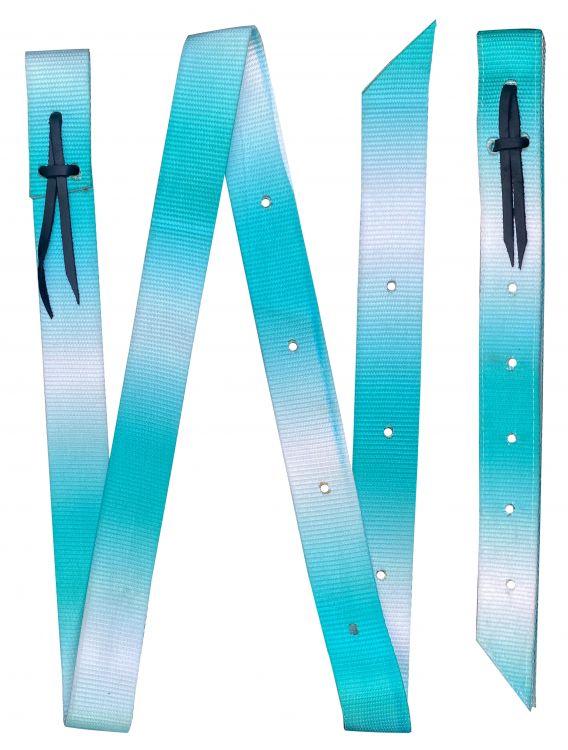 Showman ® Premium Quality Ombre Print Nylon tie strap and Off Billet set Default Shiloh