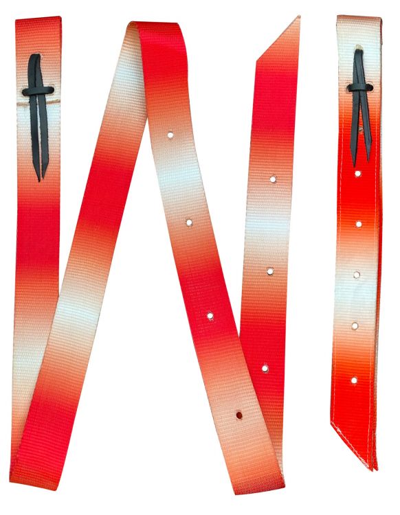 Showman ® Premium Quality Ombre Print Nylon tie strap and Off Billet set Default Shiloh