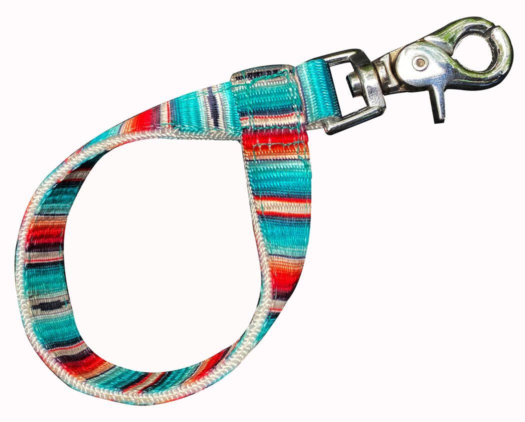 Showman ® Premium nylon Serape print Tie down Keeper Default Shiloh