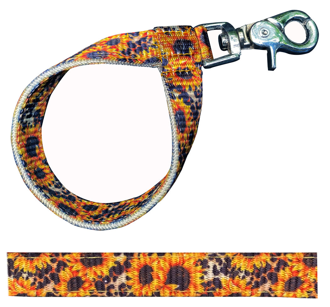 Showman ® Premium nylon Sunflower print Tie down Keeper Default Shiloh