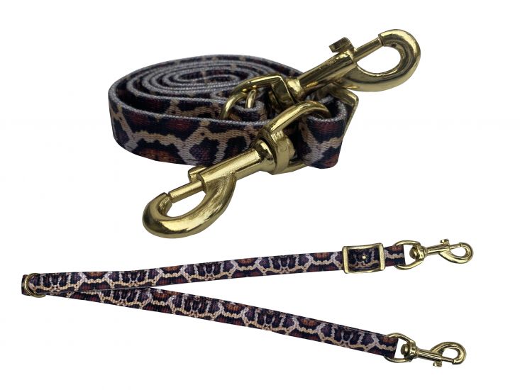 Showman ® Python Premium nylon easy adjust tie down strap Default Shiloh