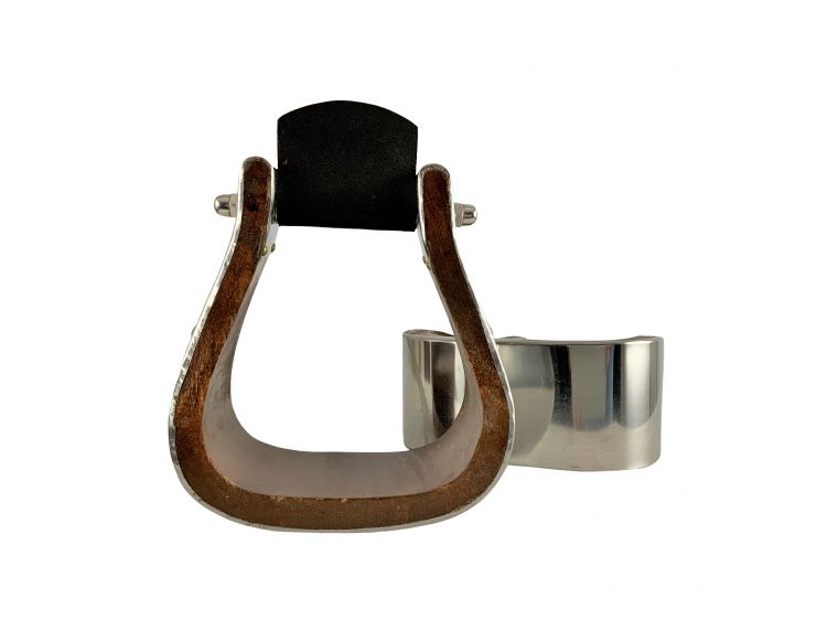 Showman ® SS bound wood stirrups with 3" tread Stirrups Shiloh
