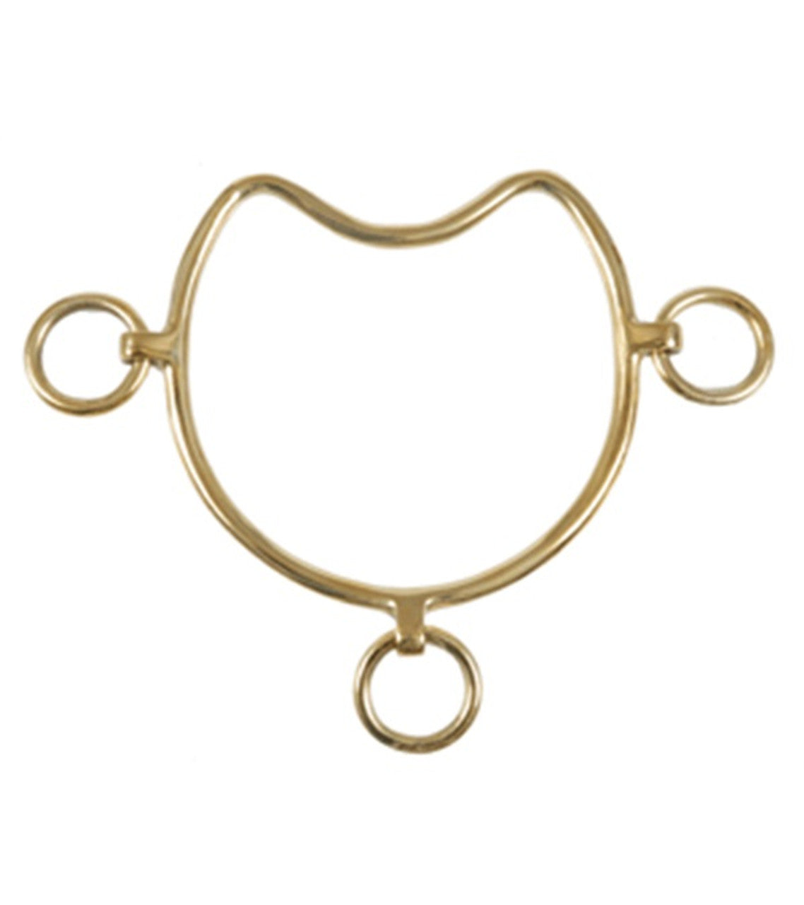 Solid Brass Curved Chifney Bit-TexanSaddles.com
