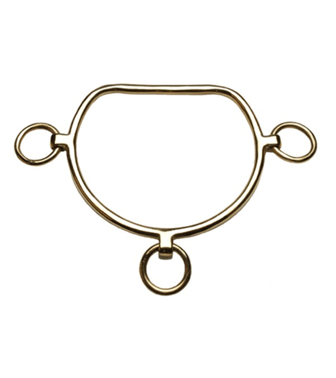 Solid Brass Straight Chifney Bit-TexanSaddles.com