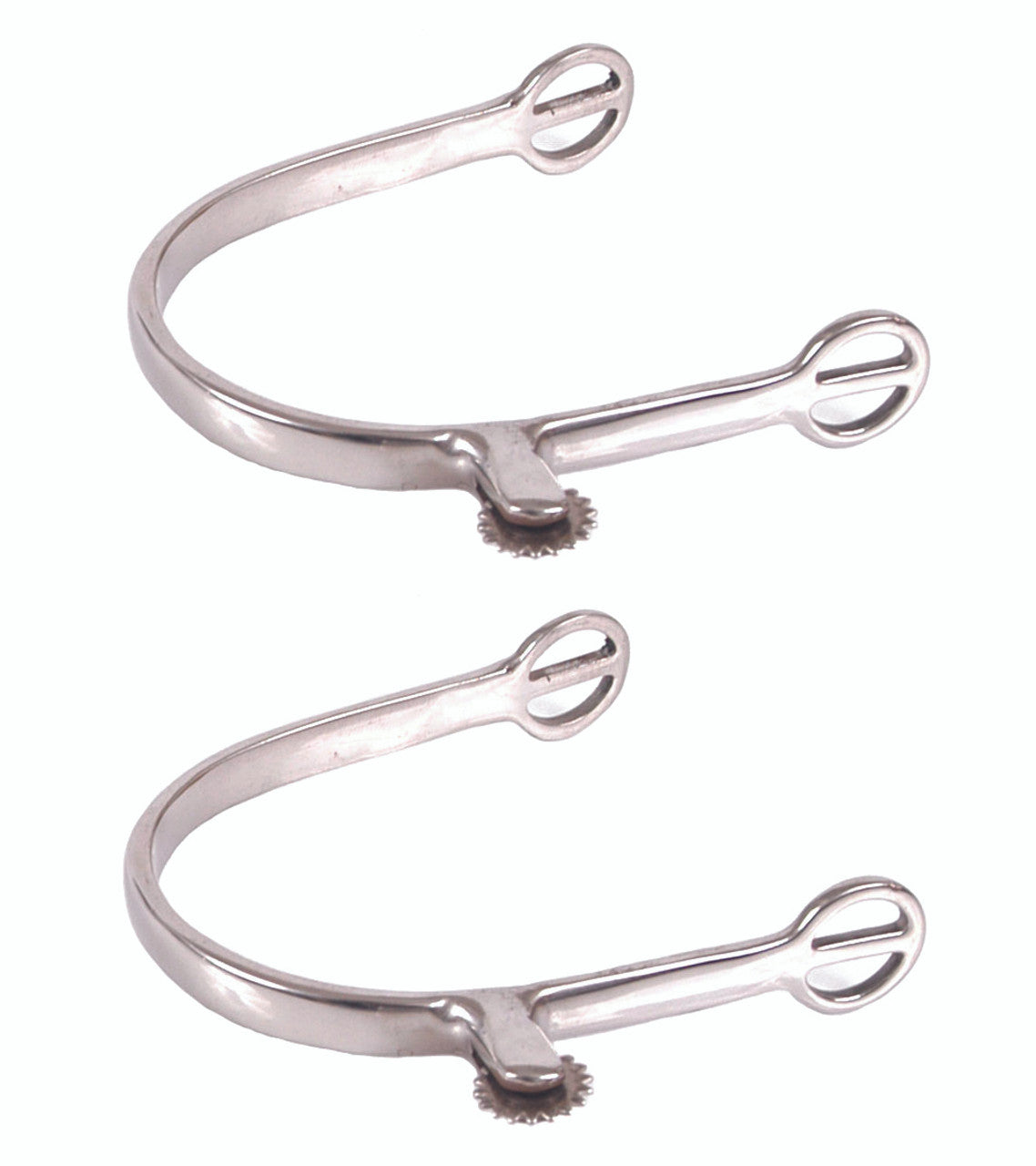 Stainless Steel Close Contact Spurs-TexanSaddles.com