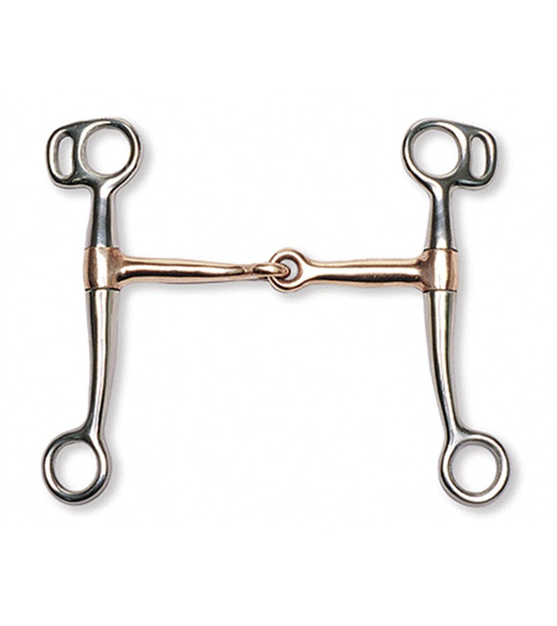 Stainless Steel Copper Mouth Tom Thumb Bit-TexanSaddles.com