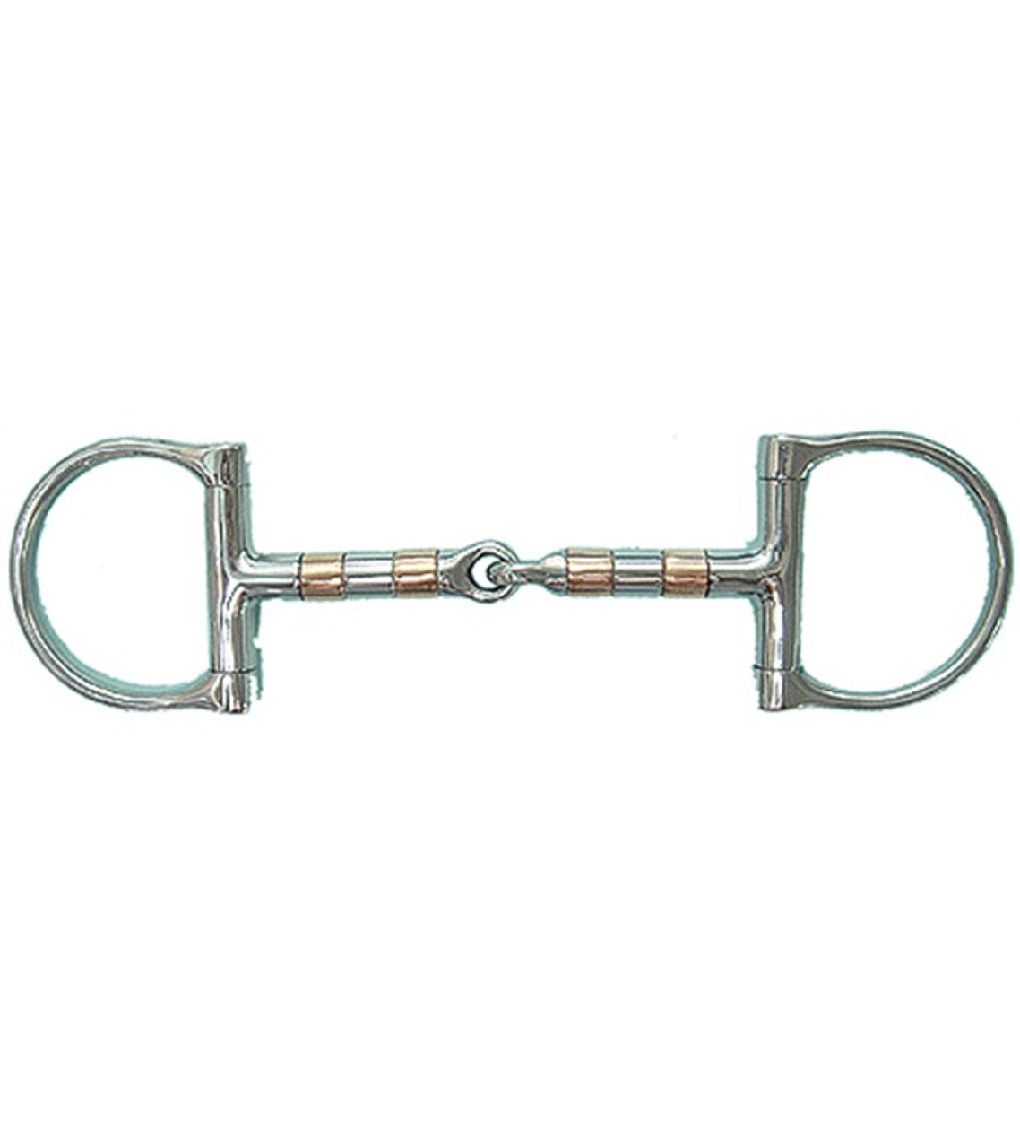 Stainless Steel Copper Roller Dee Ring Bit-TexanSaddles.com