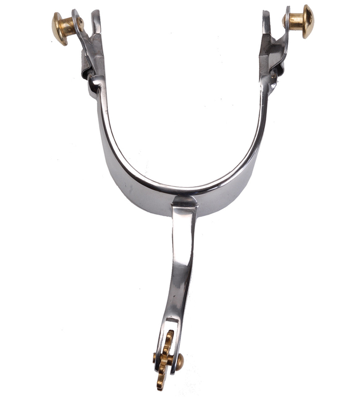 Stainless Steel Equitation Offset Spurs-TexanSaddles.com