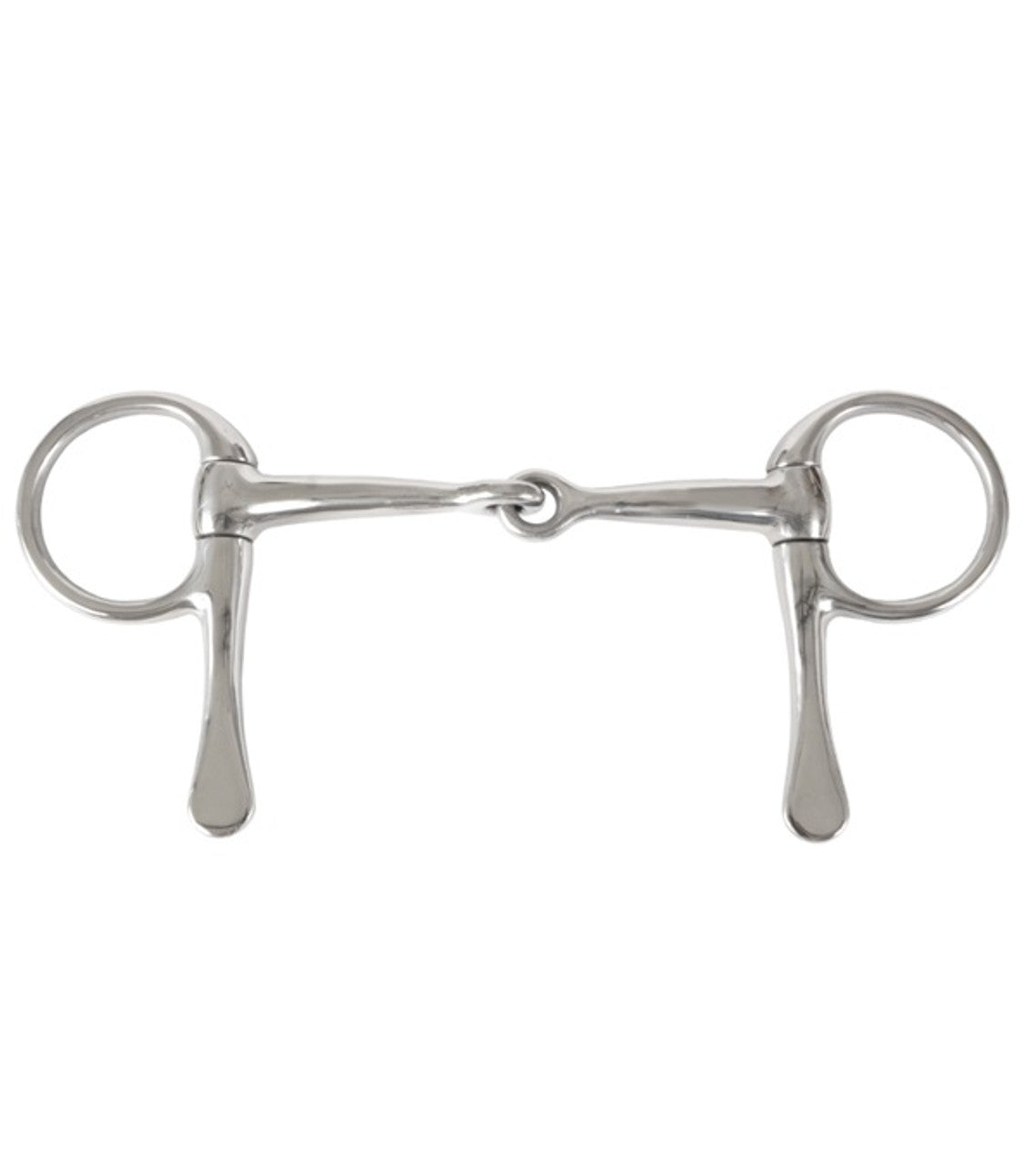 Stainless Steel Half Cheek Snaffle Bit-TexanSaddles.com
