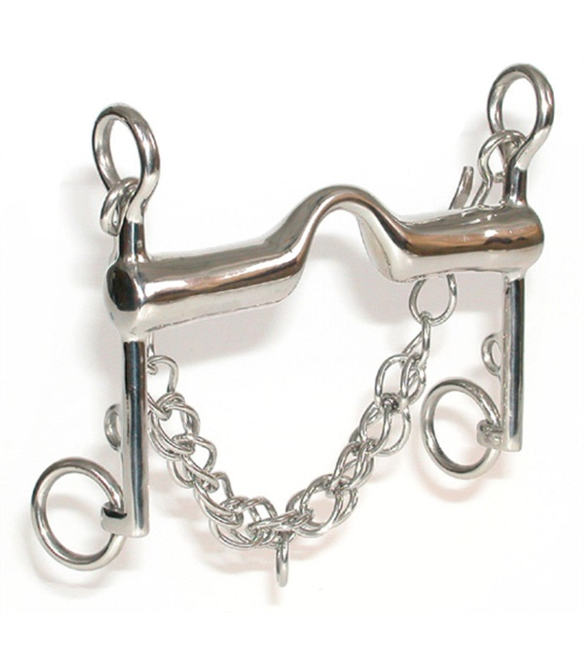 Stainless Steel Hollow High Port Weymouth Bit-TexanSaddles.com