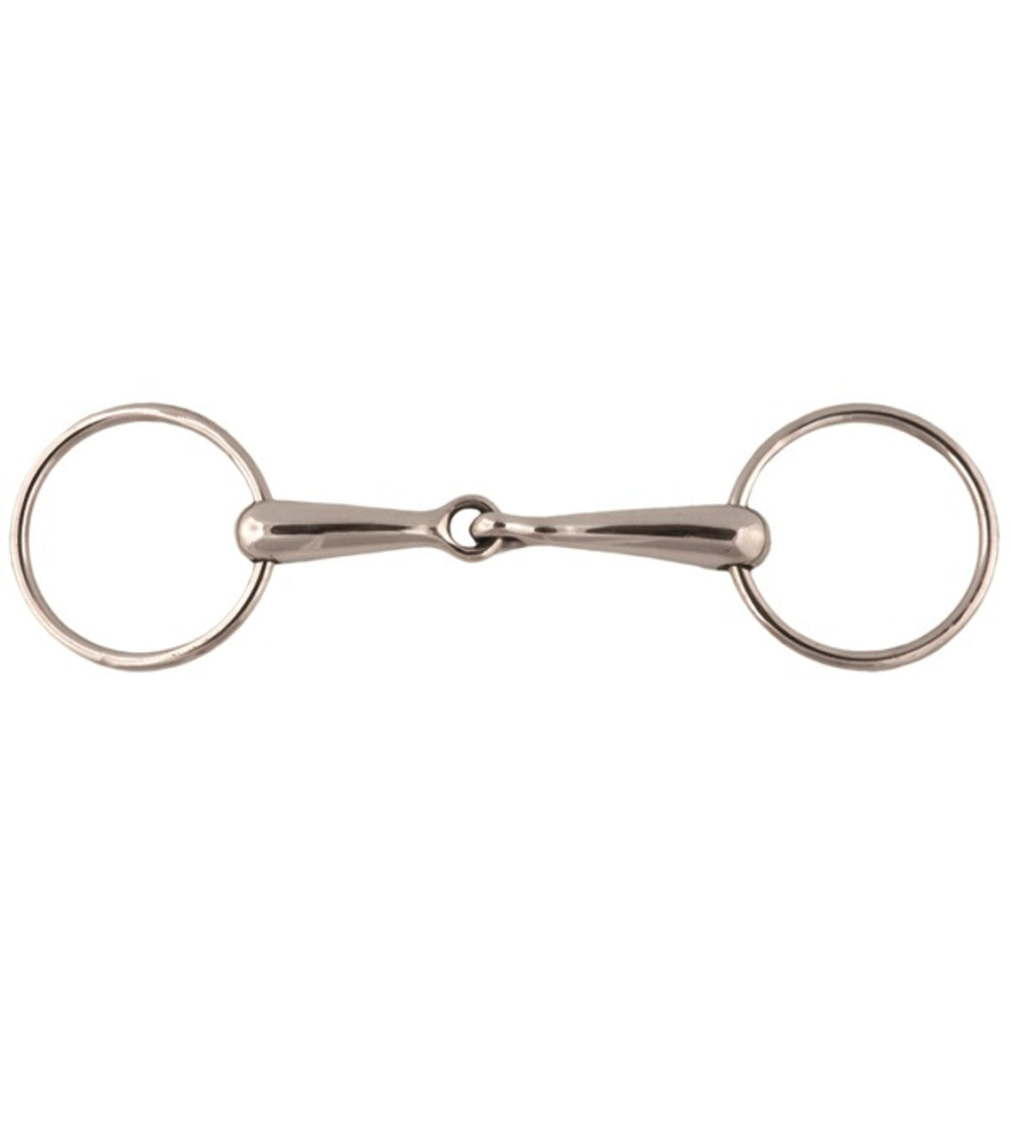 Stainless Steel Loose Ring Snaffle Bit 18mm Thick-TexanSaddles.com