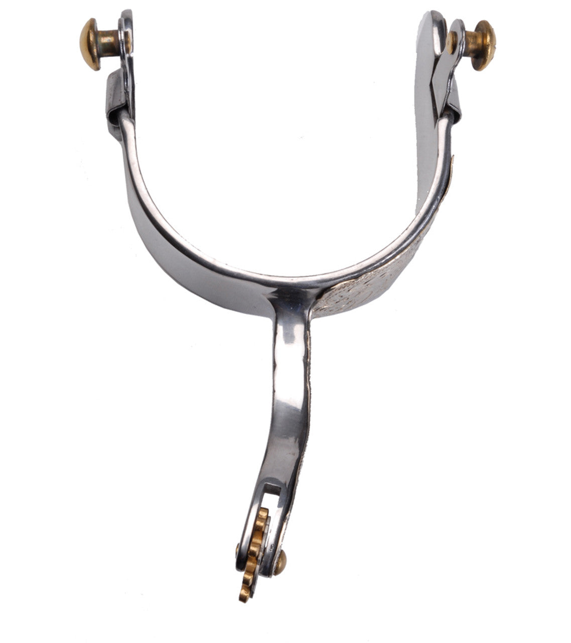 Stainless Steel Offset Show Spurs-TexanSaddles.com