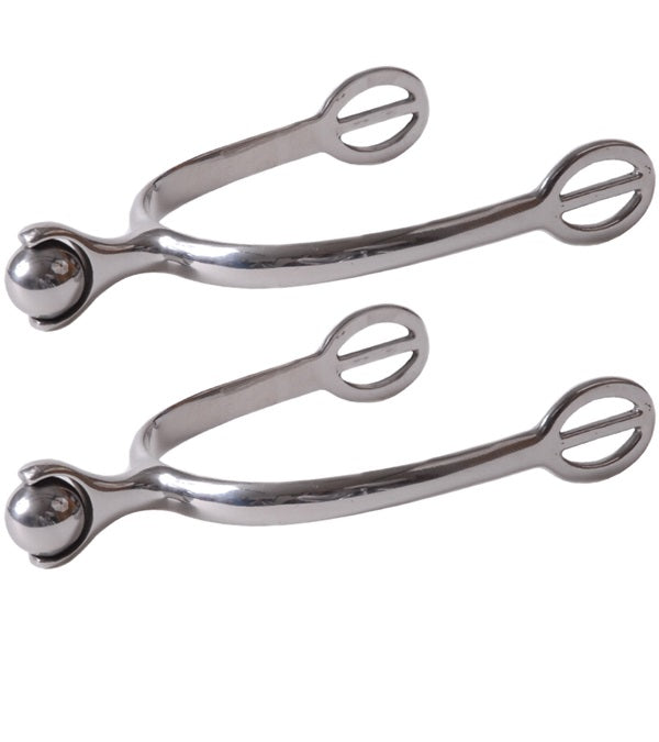 Stainless Steel Roller Ball Spurs Western Spurs Texan Saddles