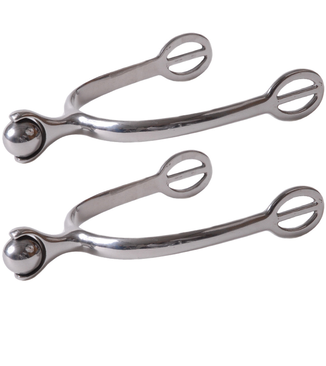 Stainless Steel Roller Ball Spurs-TexanSaddles.com