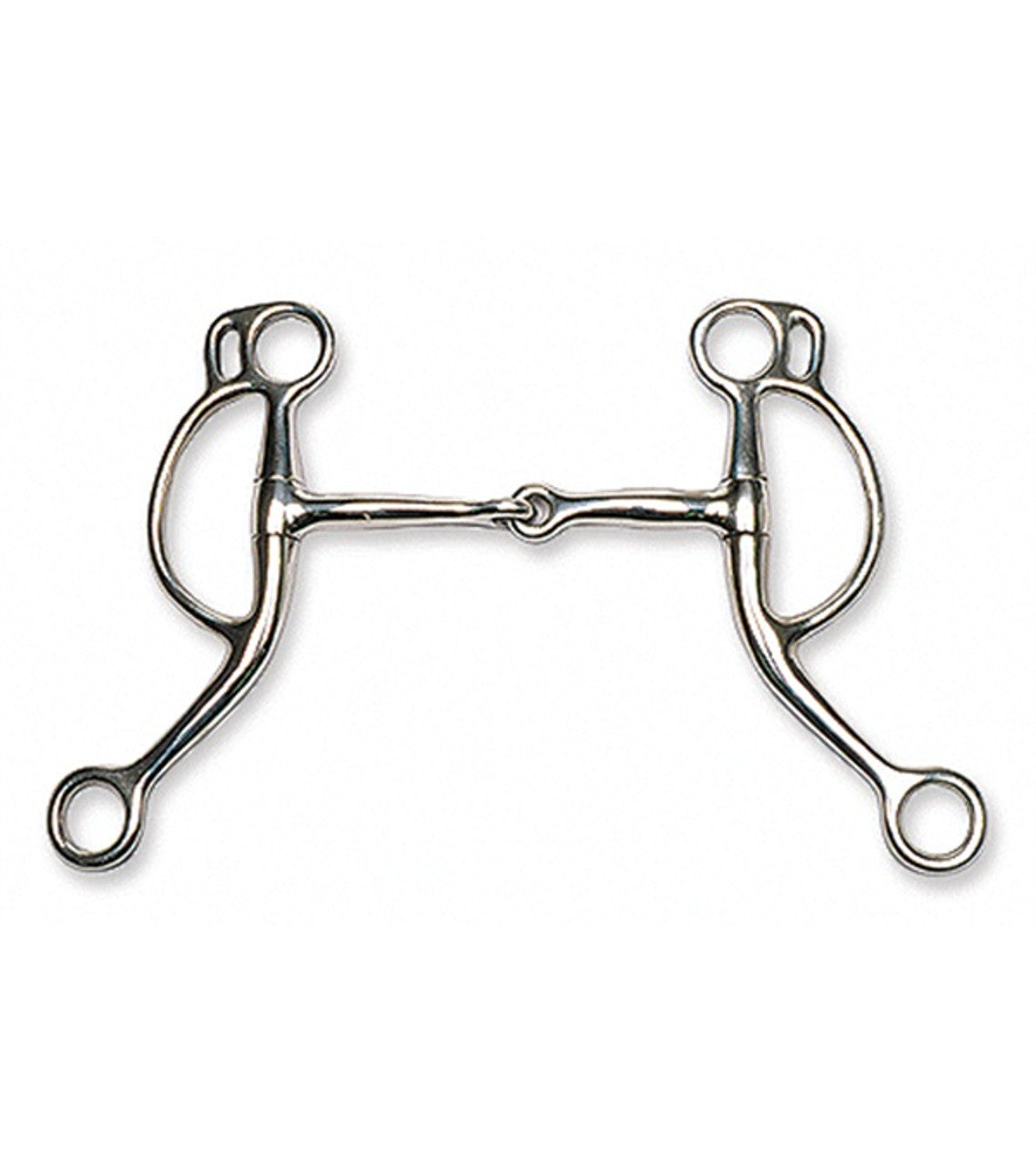 Stainless Steel Training Snaffle Bit 5"-TexanSaddles.com