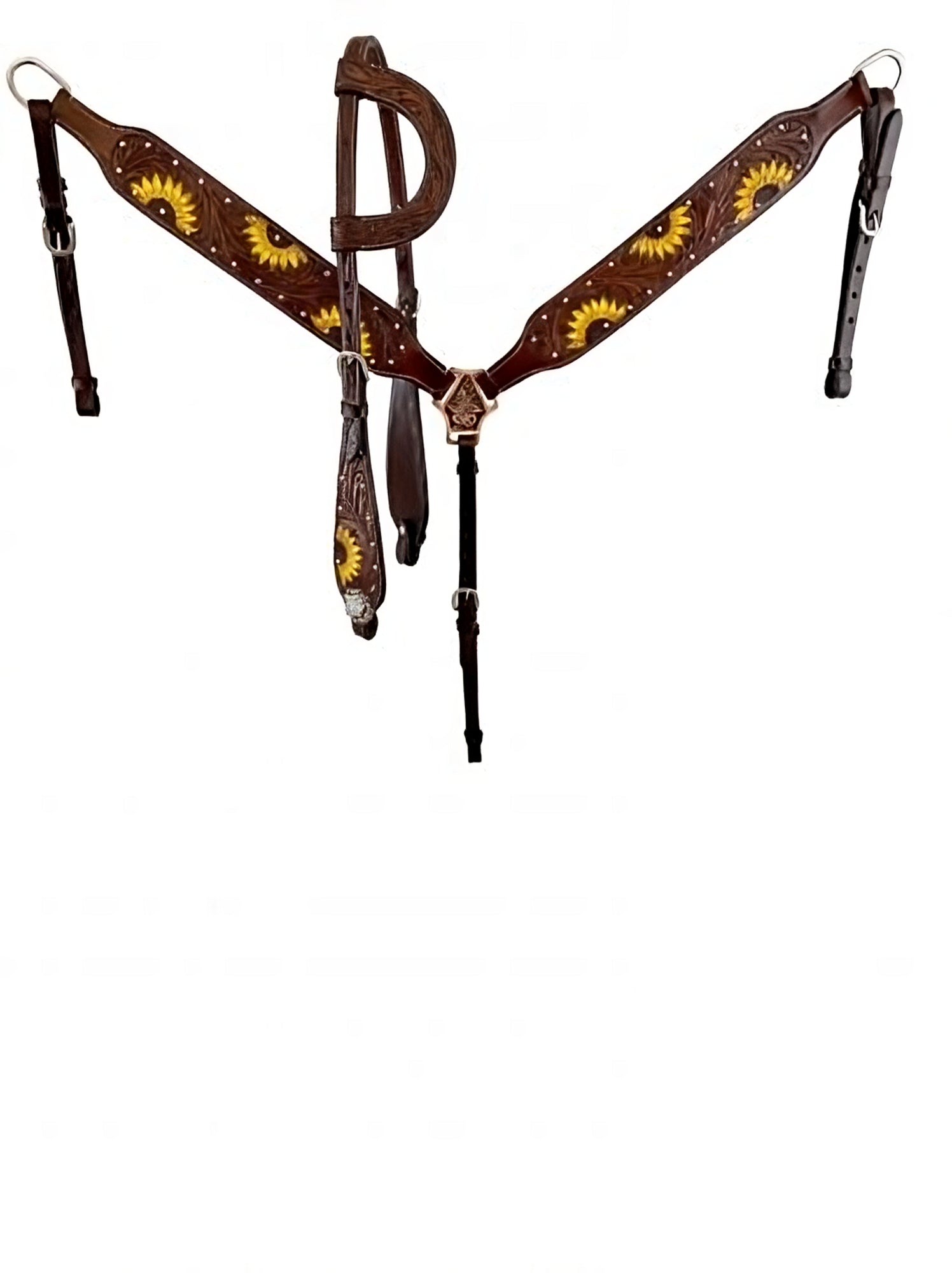 Sunflower Design 10" Double T Barrel Style Saddle 189010 Youth Saddle Double T