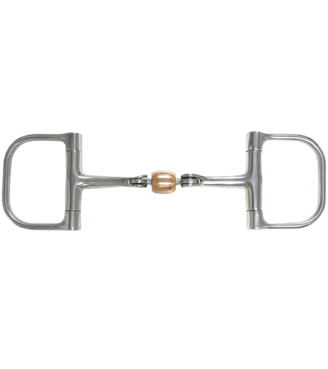 Super Hinge Copper Roller Dee Ring Bit-TexanSaddles.com