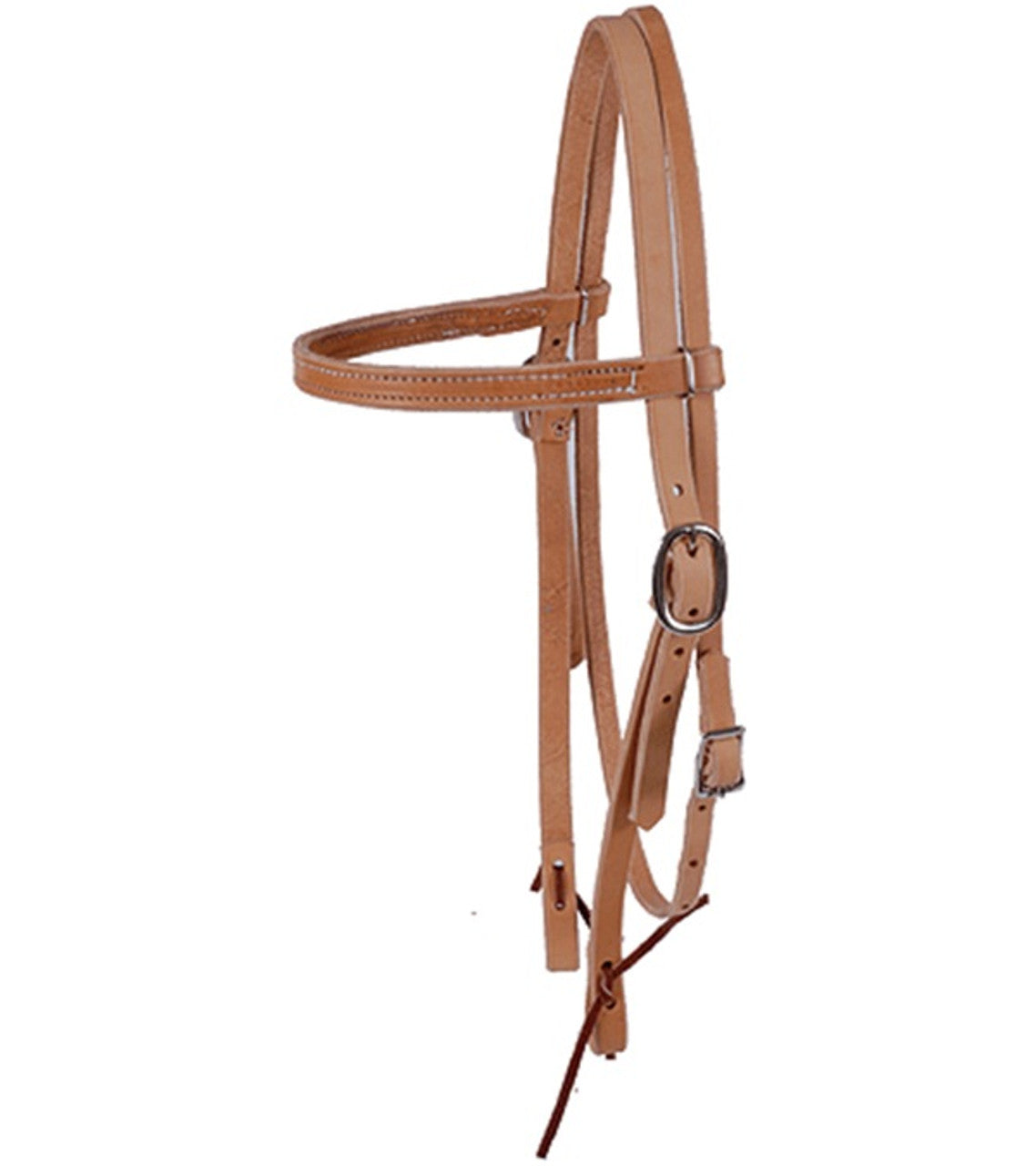 Western Flat Brow Bridle-TexanSaddles.com