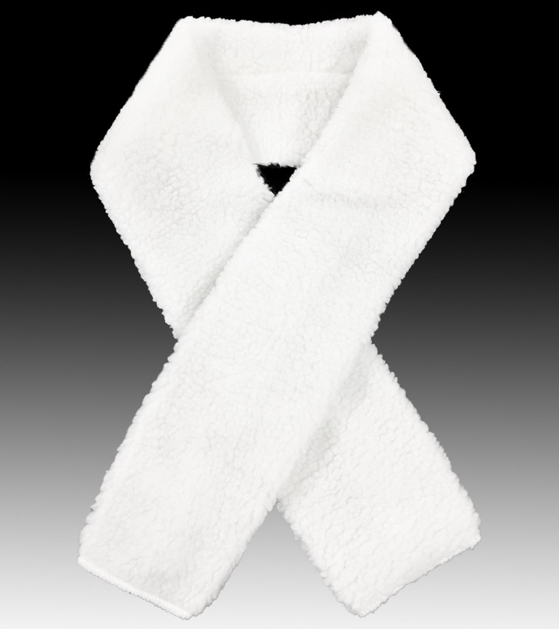 White Fleece Girth Cover-TexanSaddles.com