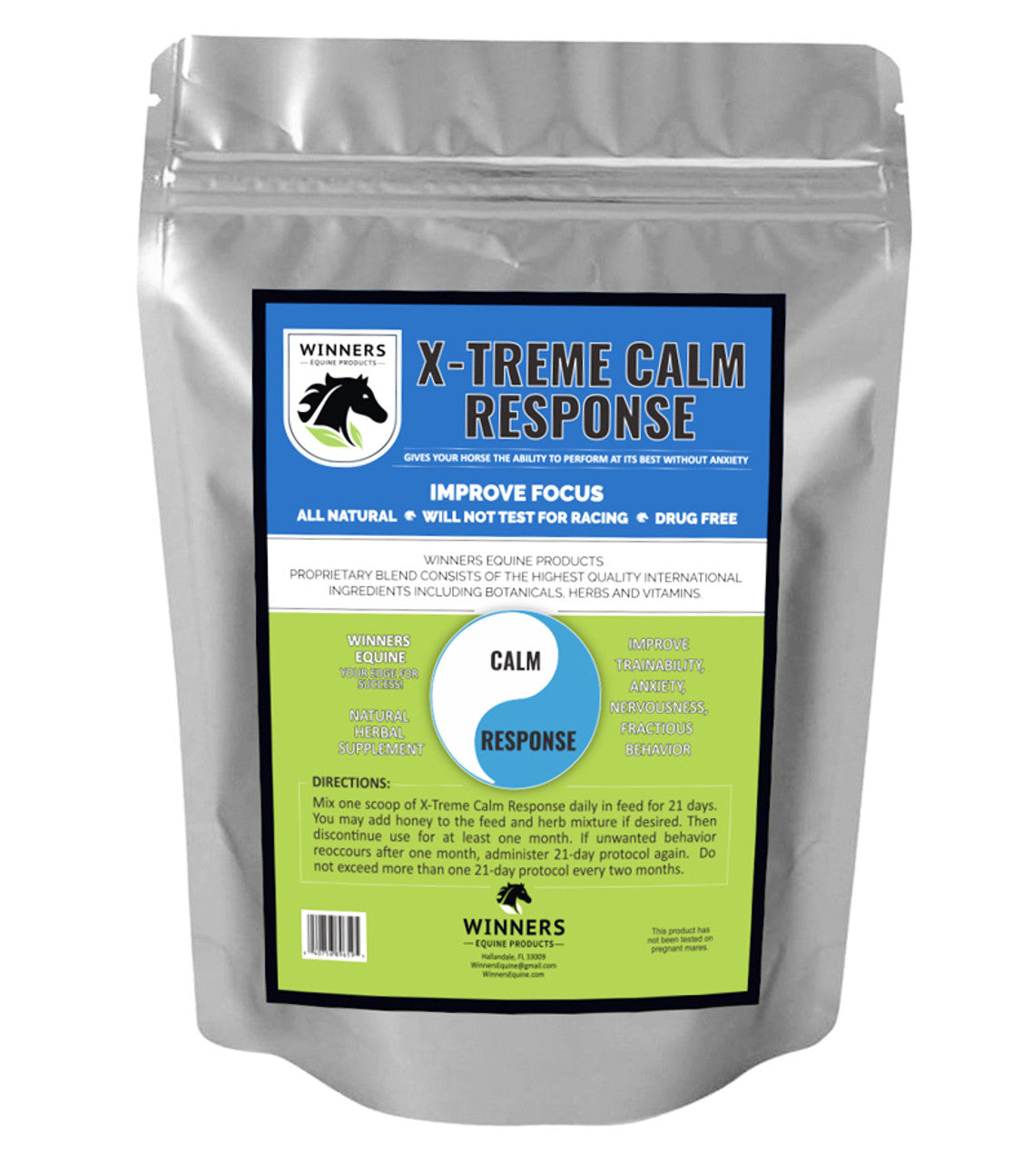 X-Treme Calm Response 21 Day Supply-TexanSaddles.com