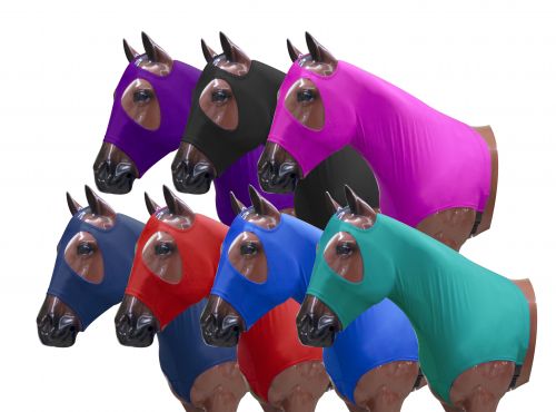Horse Hoods collection image featuring #26-6378: Showman ® Braid keeper hood